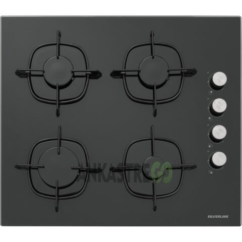 Silverline BO6503B01 - CS5335B01 - 3457 Soho 60 Siyah Cam Ankastre Set