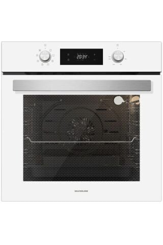 Silverline Beyaz Cam Ankastre Set 5 Yıl Garanti (3420 Classy 60+cs5364w01+bo6504w01)