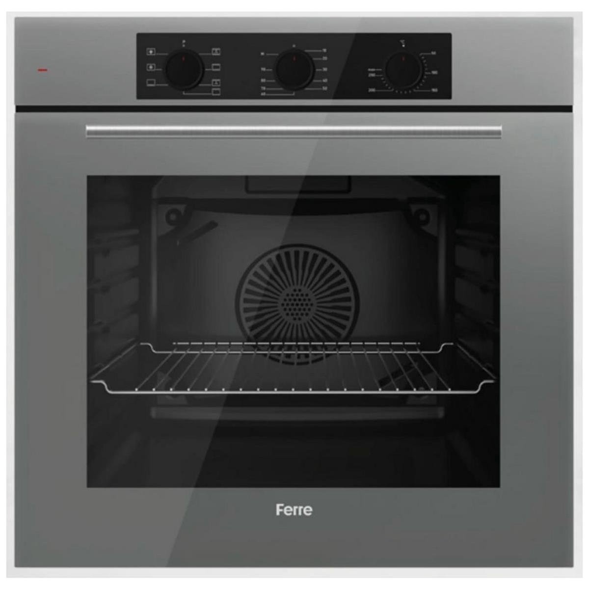 Ferre QBL62CPR 78 L Ankastre Fırın Gri (0+7 Konum)