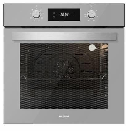 Silverline BO6504S01 - CS5343S01 - 3457 Soho 60 Gri Cam Ankastre Set