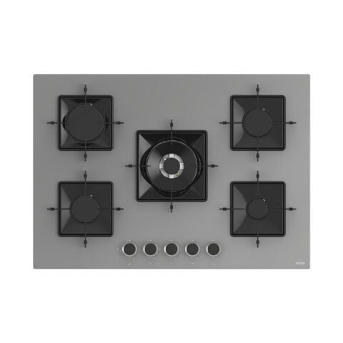 Ferre Ss Serisi Gri 5 Gözlü Ankastre Set ( QBL62CPR-SS038-D082 )