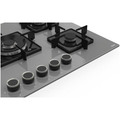 Ferre Ss Serisi Gri 5 Gözlü Ankastre Set ( QBL62CPR-SS038-D082 )