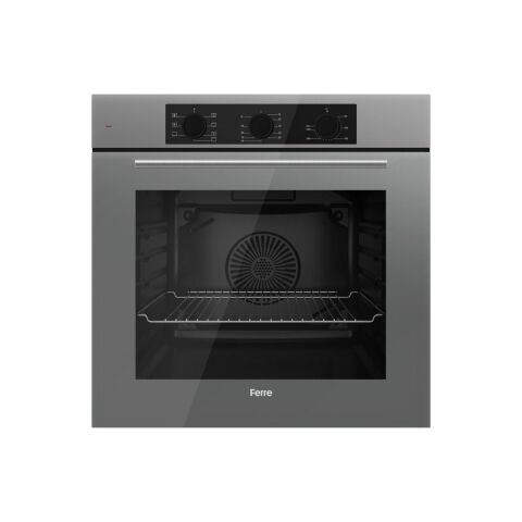 Ferre Ss Serisi Gri 5 Gözlü Ankastre Set ( QBL62CPR-SS038-D082 )