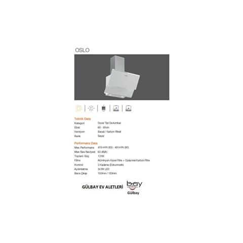 Silverline 3'lü Beyaz Cam Ankastre Set (3490 Oslo 60 BEYAZ+CS5335W01+BO6502W02)