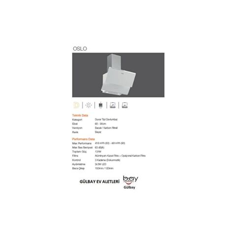 Silverline 3'lü Beyaz Cam Ankastre Set (3490 Oslo 60 BEYAZ+CS5335W01+BO6502W02)
