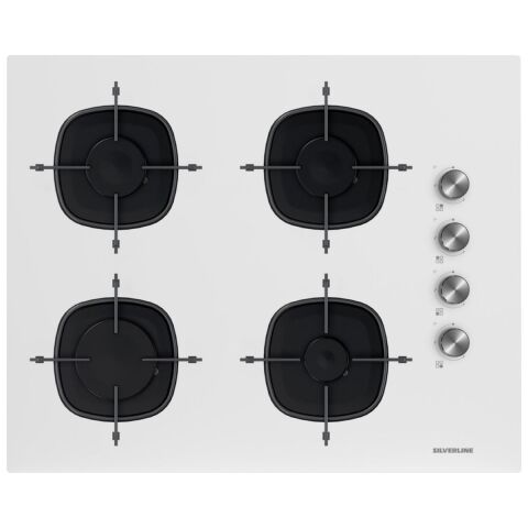 Silverline Beyaz Cam Ankastre SET(3481 FLAM-CS5700E7W01 65 M Ocak -BO6501W01)