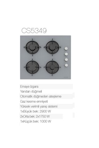 Silverline 3'lü Gri Cam Ankastre Set (3481 Flam 60 Gri+cs5349s01+bo6501s01)