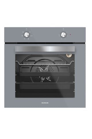 Silverline 3'lü Gri Cam Ankastre Set (3481 Flam 60 Gri+cs5349s01+bo6501s01)