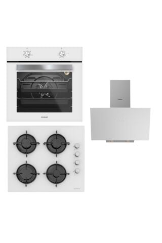 Silverline Ankastre Set (bo6501w01-cs5349w01-3481 Beyaz)