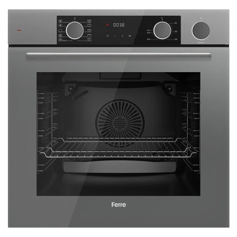 Ferre Steamart Ss Serisi Gri Set (SS038 + XE64CPR +D065 ) -75'lik Seri Kare Emaye Izgara