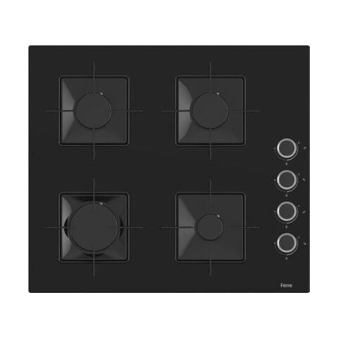 Ferre XE61MDV - SS205 - D086 4 Prog. Mekanik Statik Xl 78 Litre Ankastre Set - Inox/siyah
