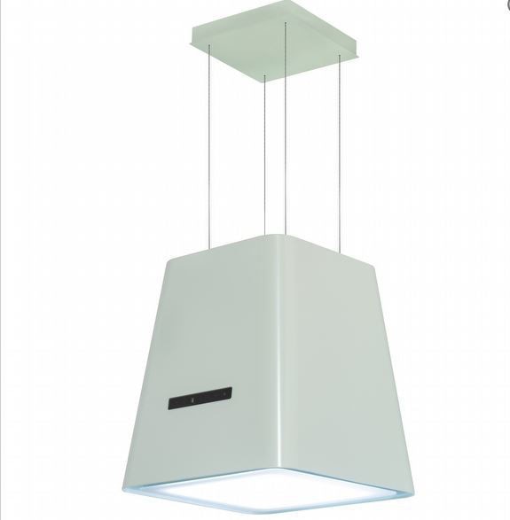 Silverline 4385 Neat Gri Yeşil Ada Tipi Davlumbaz